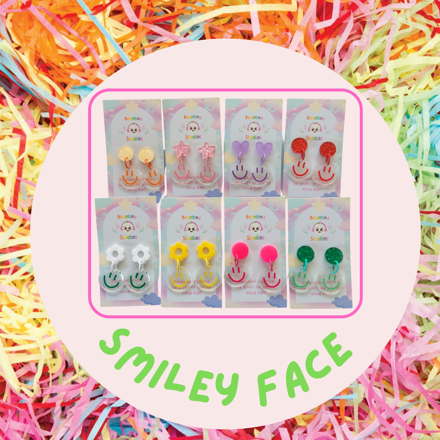 Smiley Face Earrings
