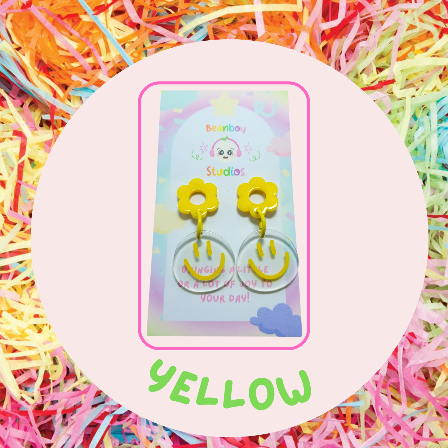 Smiley Face Earrings